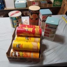 COLLECTIBLE FOOD TINS and CONTAINERS