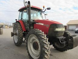 CIH MXM 120 Tractor, Cab, H-A/C, LHR, 4x4, Duals,