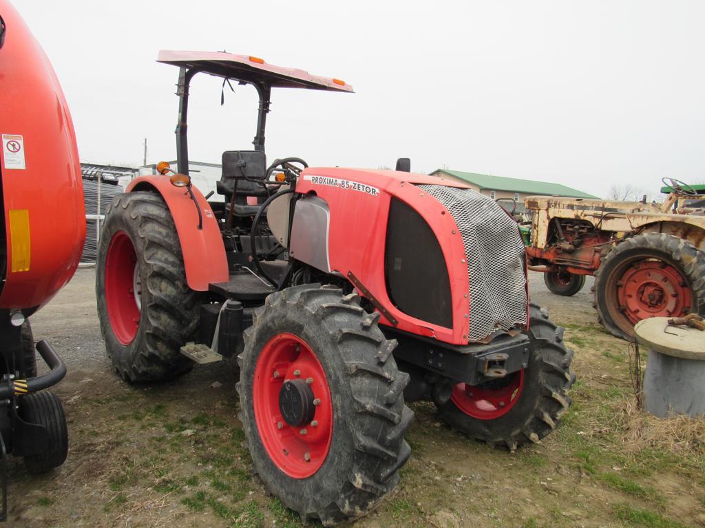 Zetor Proxima 85 Tractor, 4x4, Canopy