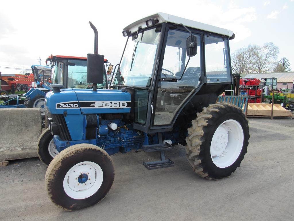 Ford 3430 Tractor, 2WD, Dsl, Cab, Heat