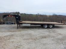 2016 B-Wise 24' Gooseneck Trailer-9990 GVW w/Title