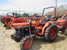 Kioti LB2614 Tractor (has bad transmission), 4WD,