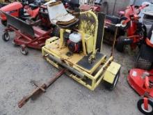 Yellow Greens Roller on Trailer