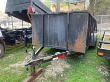 Cleveland Trailer Co 16ft Steel Tandem Landscape Trailer (located offsite-please read full