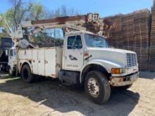 1990 International 4900 HydraLift Boom Truck (located offsite-please read full description)