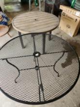 (2) Patio Tables (located off-site, please read description)