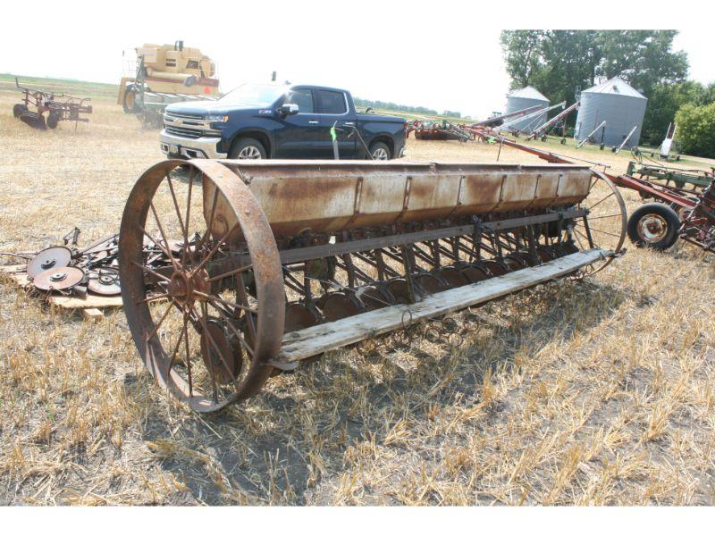 Massey Harris 14’ Grain Drill on Steel