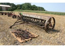 Massey Harris 14’ Grain Drill on Steel