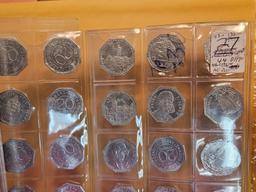 Big group of Forty-Four (44) Brilliant Uncirculated German Transportation tokens