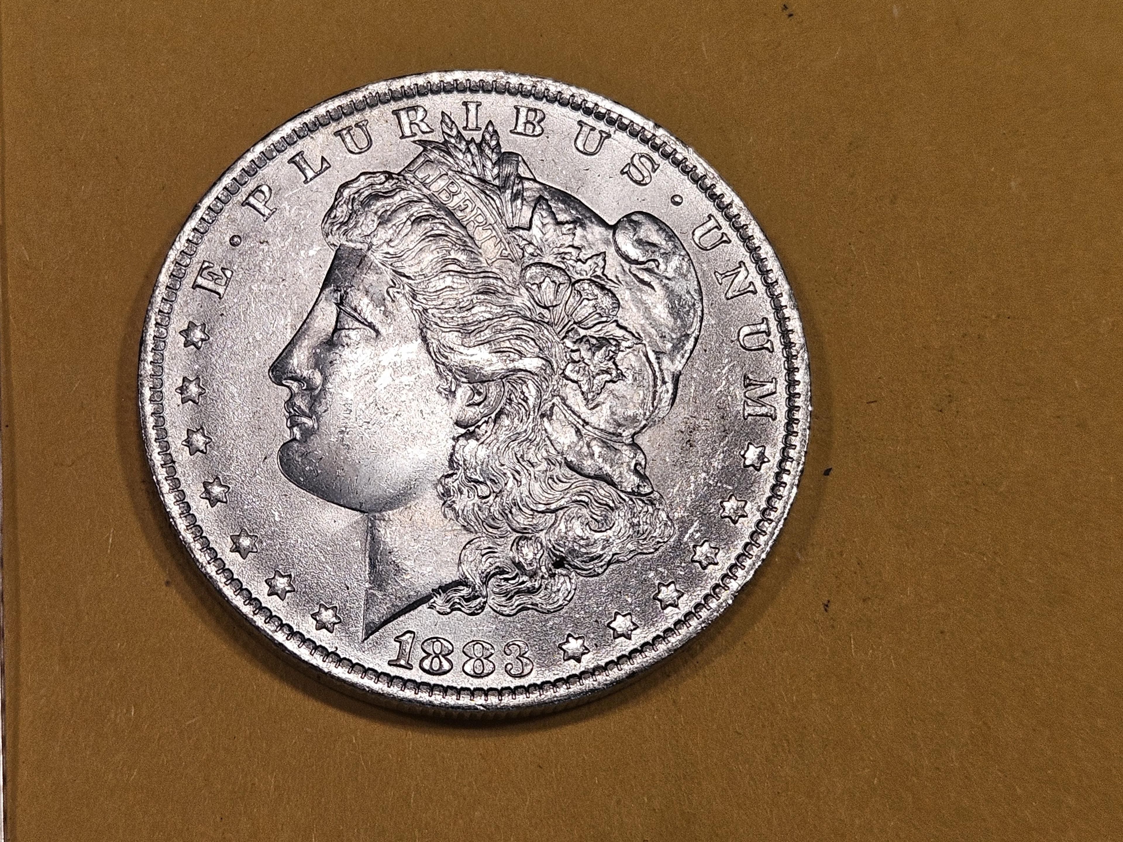 Choice Brilliant Uncirculated 1883-O Morgan Dollar