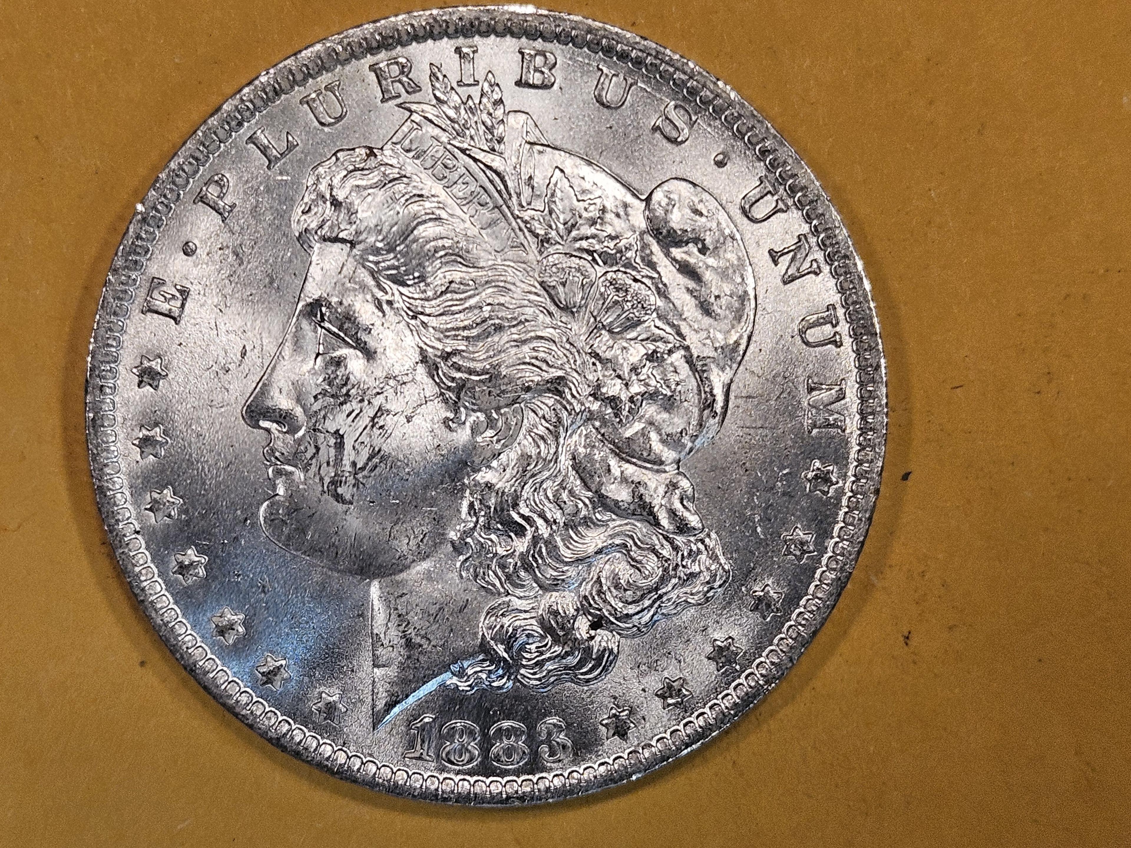 Choice Brilliant Uncirculated 1883-O Morgan Dollar