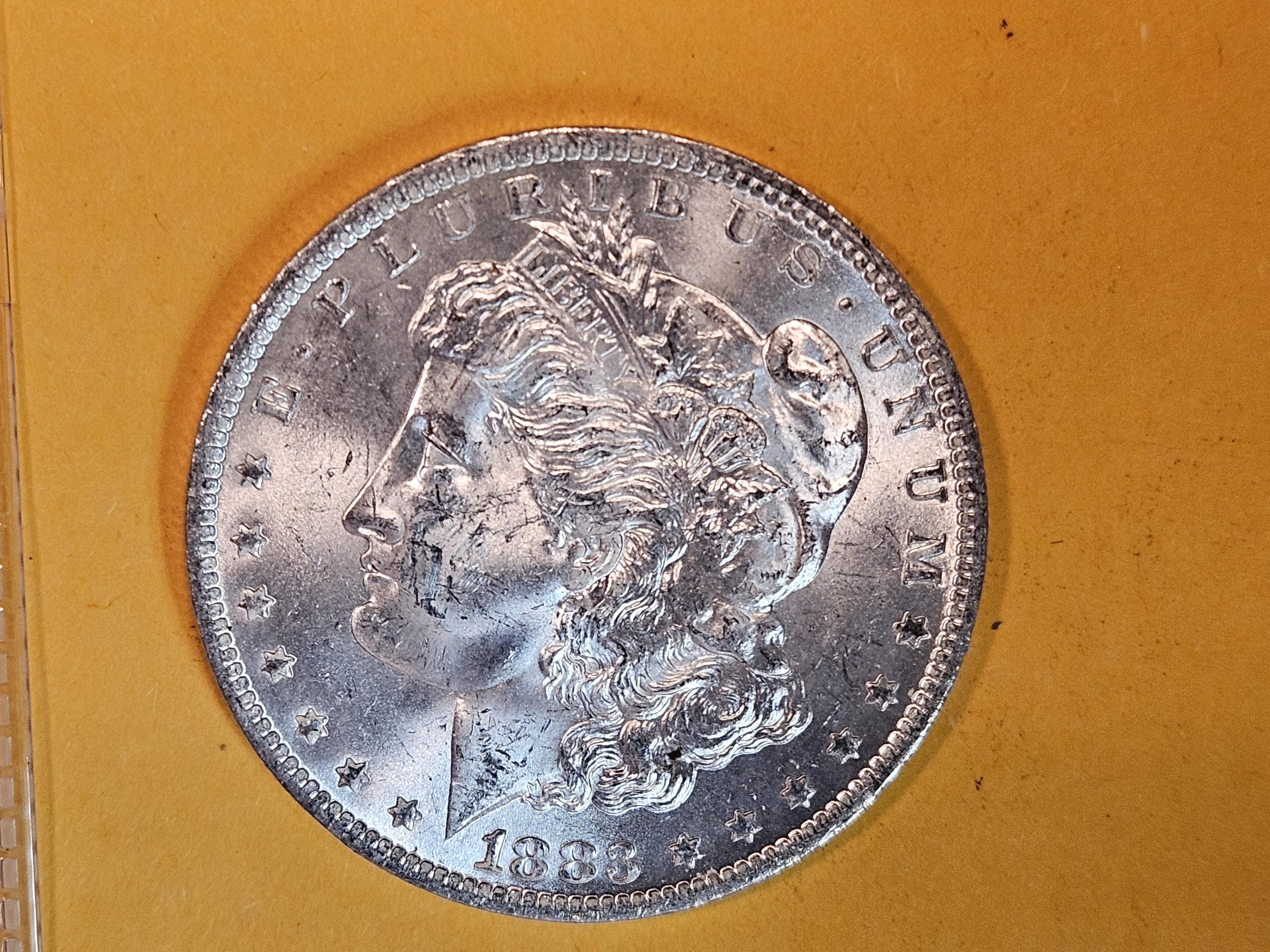 Choice Brilliant Uncirculated 1883-O Morgan Dollar