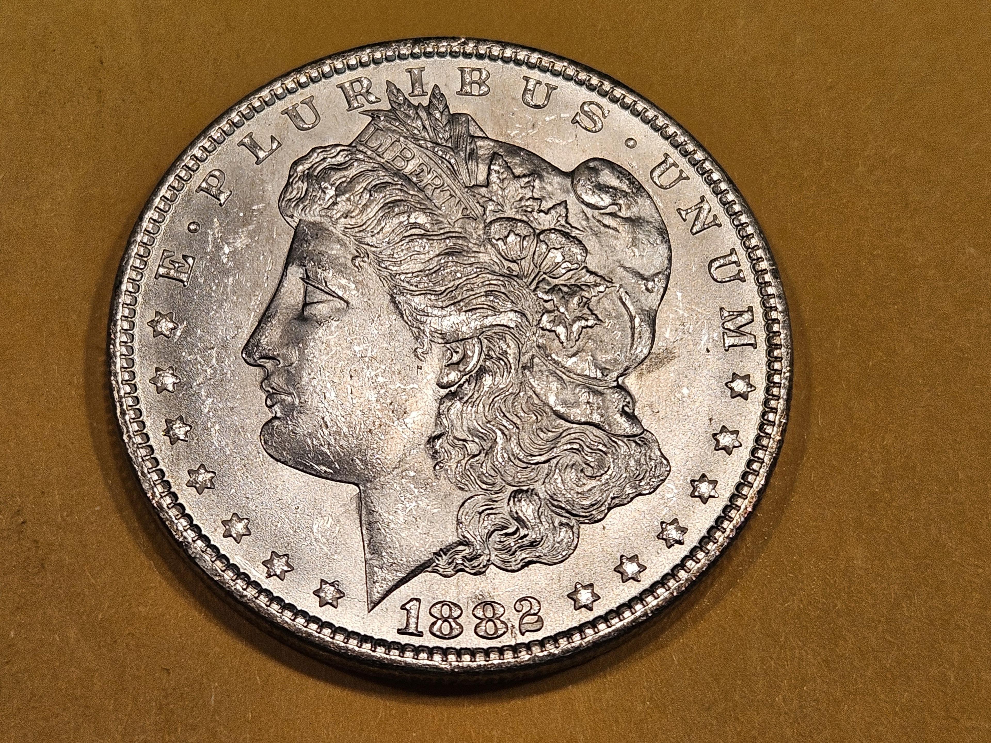 ** KEY DATE ** 1882-CC Morgan Dollar in Choice Brilliant Uncirculated