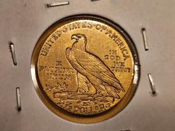 GOLD! 1910 Gold Incuse indian $2.5 Quarter Eagle