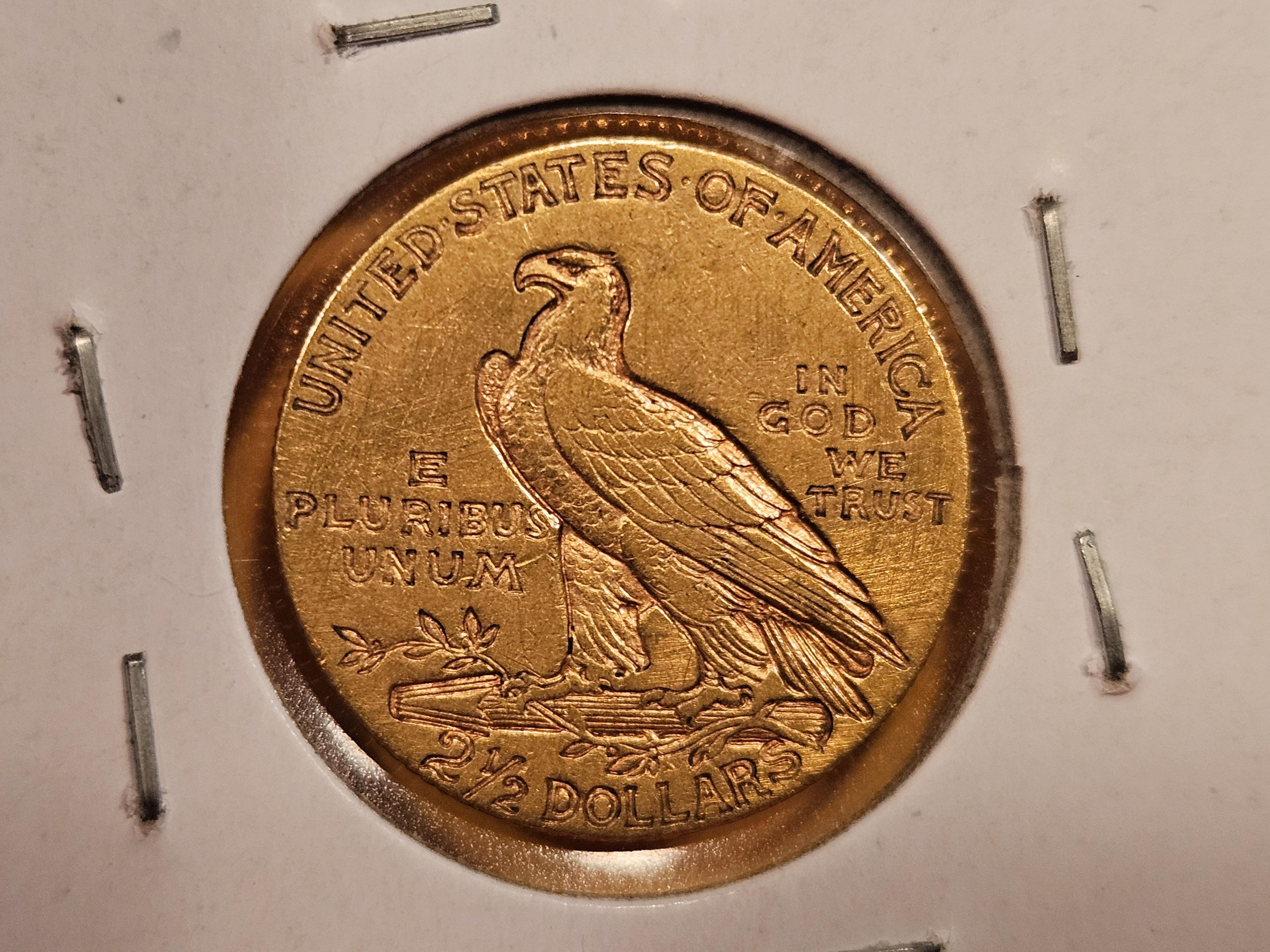 GOLD! 1910 Gold Incuse indian $2.5 Quarter Eagle