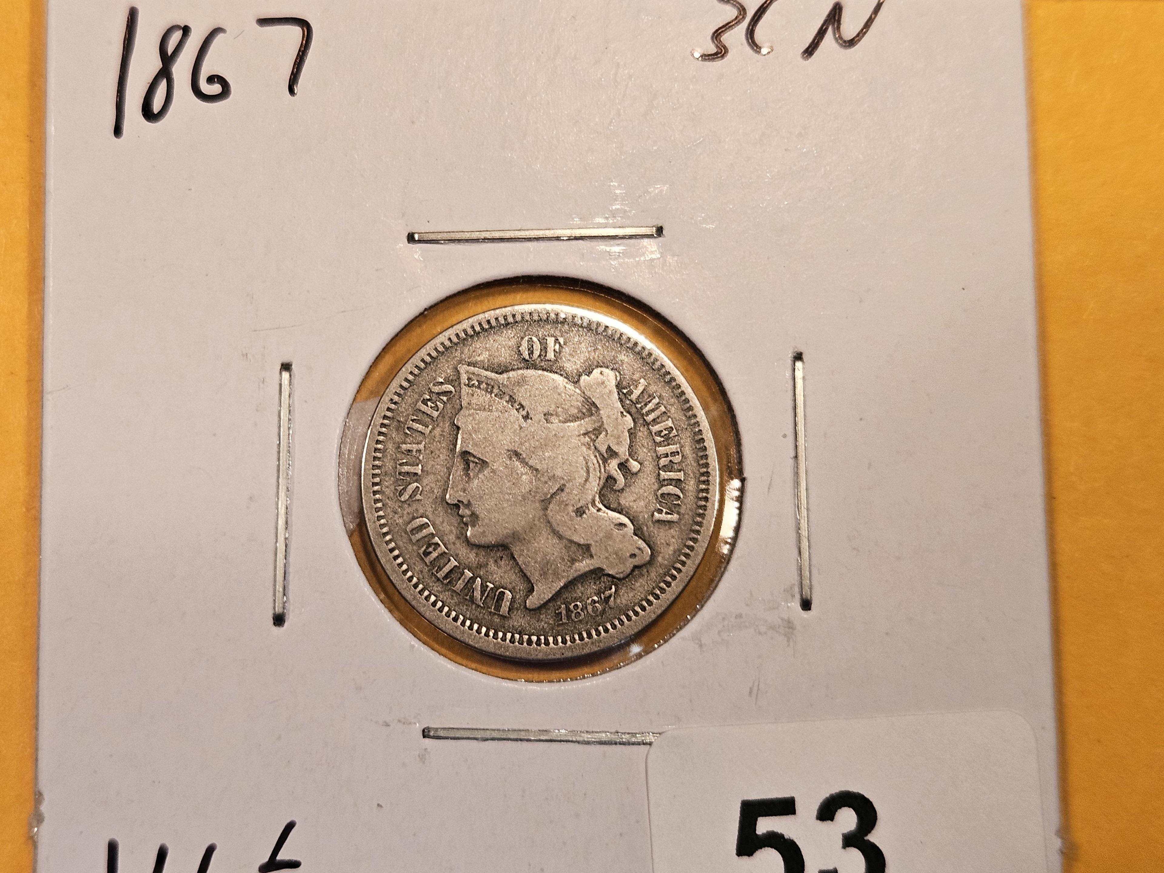 Three 3-Cent Nickels