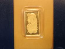 GOLD! PAMP Suisse .9999 fine one gram gold bar
