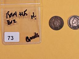 1864 and 1865 Indian Cents