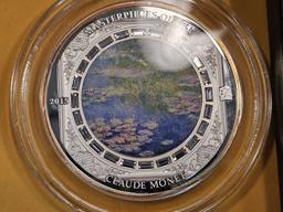 * Scarcer 2015 Cook Islands Proof Deep Cameo Silver 20 dollars