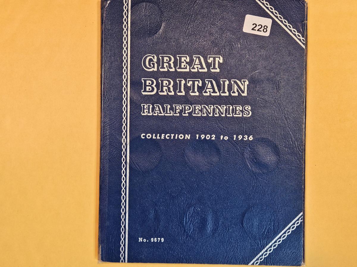 Near complete Great Britain penny album