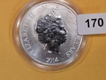 GEM 2014 Niue Silver Two Dollars