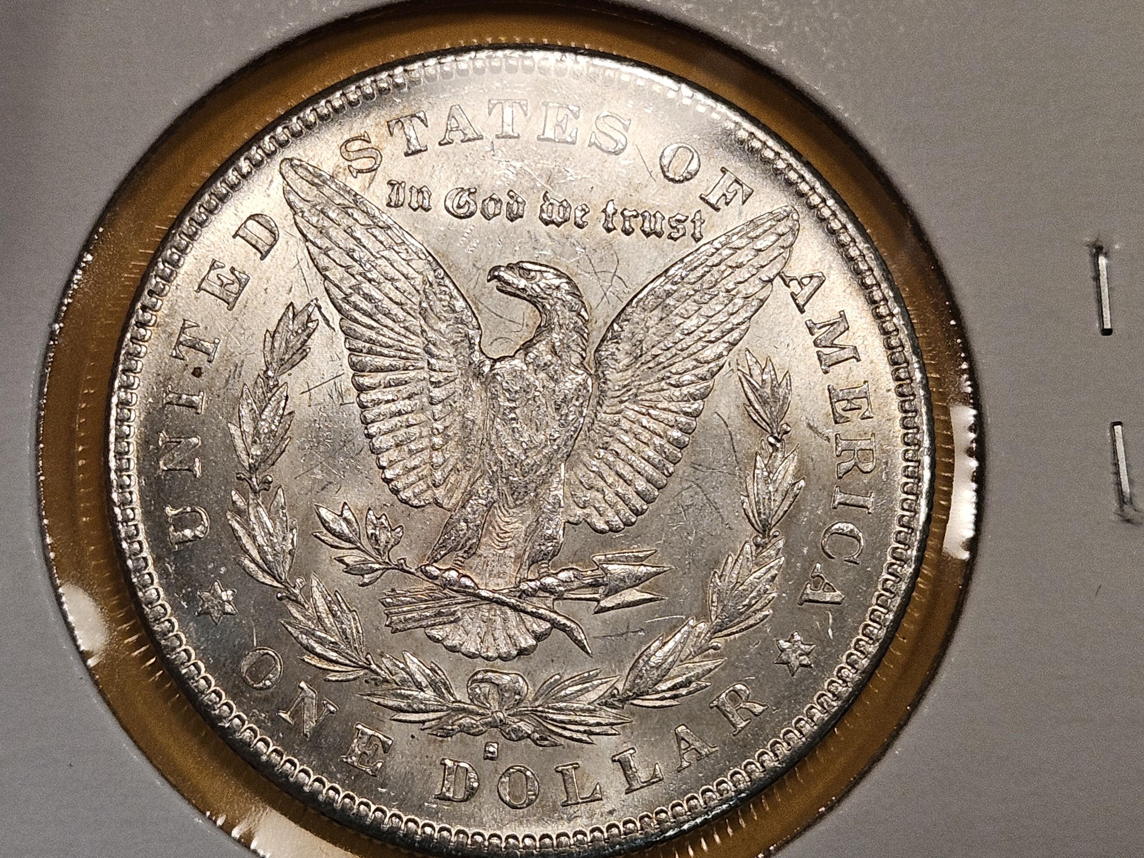 Choice Brilliant Uncirculated 1878-S Morgan Dollar