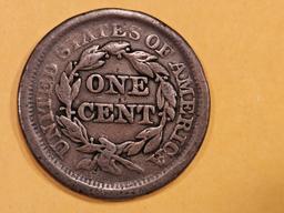 1853 Braided Hair Large Cent