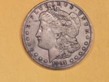 ** KEY DATE ** 1891-CC Morgan Dollar in Fine