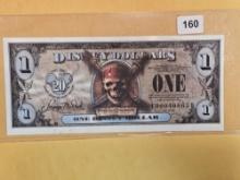 DISNEY DOLLAR! Uncirculated 2007-F