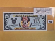 Scarcer DISNEY TEN DOLLAR! Uncirculated 1990-D