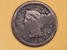 1852 Braided hair Large Cent