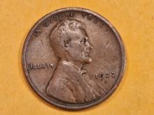 Semi-Key 1922-D Wheat Cent