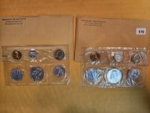 1961 and 1962 US Silver Proof Sets