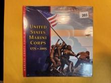 2005 US Marine Corps Commemorative GEM BU Silver Dollar