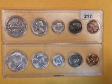 1964 and 1945 Year Coin Sets