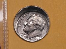 ERROR! Choice Brilliant Uncirculated 1996 Roosevelt Dime