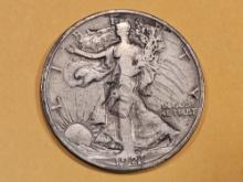 ** KEY DATE ** 1921-S Walking Liberty Half Dollar in Fine