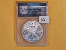 PERFECT! ANACS 2021 (P) American Silver Eagle in Mint State 70