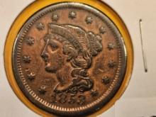 1853 Braided hair Large Cent
