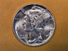 GEM Brilliant Uncirculated 1940 Mercury Dime