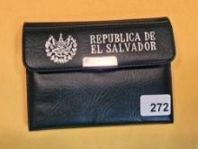 1971 El Salvador 2-coin Proof Deep Cameo Coin set