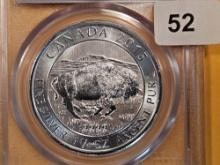 GEM! PCGS 2015 Canada silver Eight Dollars in Mint State 69