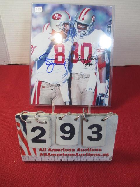 8"X10" Autographed Photo-Steve Young/Jerry Rice