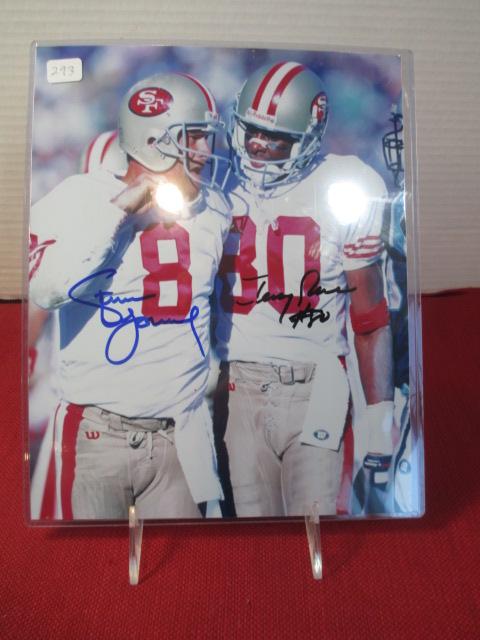8"X10" Autographed Photo-Steve Young/Jerry Rice