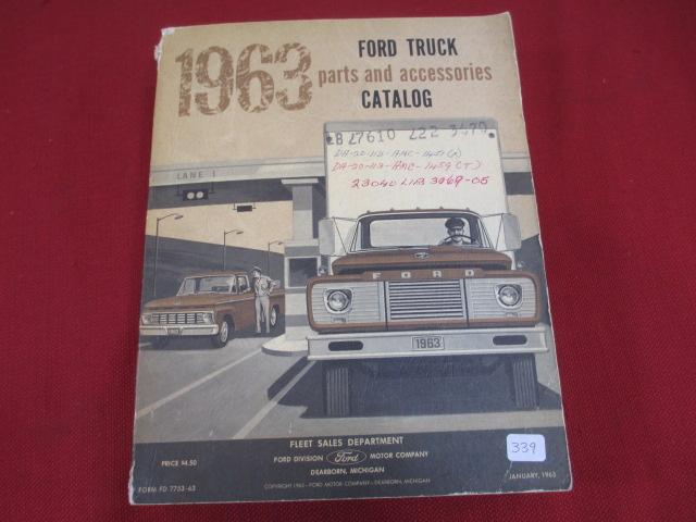 1963 Ford Truck Parts Catalog