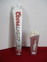 Coors Light Advertising Tapper Handles-Lot of 2