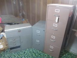 3 File Cabinets