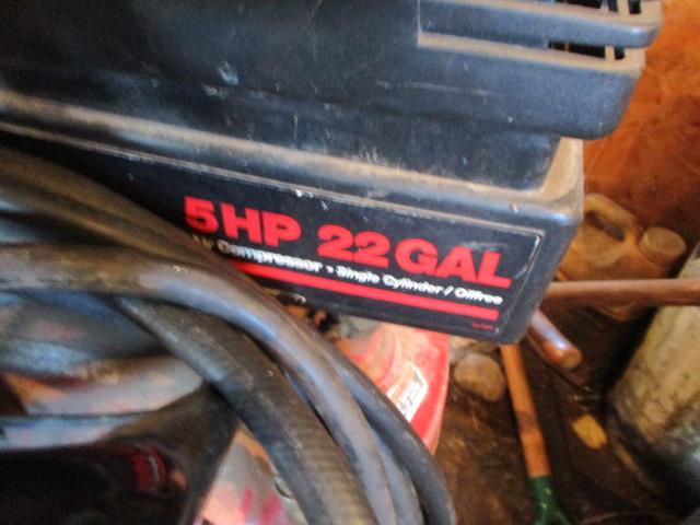 Craftsman 22 ga. 5hp Air Compressor