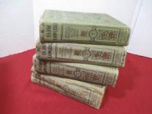 1919 Farm Knowledge Hard Cover Book 4 Vol. Set