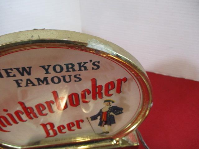 *Knickerbocker Beer Lightup Advertising Display